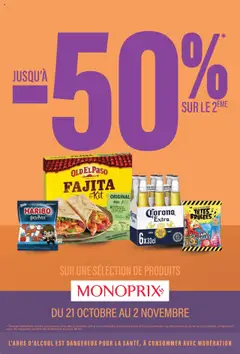 Prévisualisation de Catalogue du magasin Monoprix formulaire valide 21/10/2025