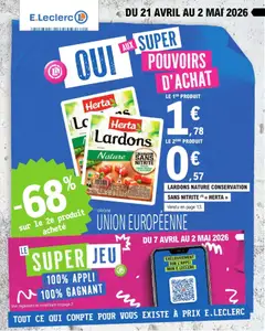 Prévisualisation de E.Leclerc catalogue de la semaine 17 du magasin E.Leclerc formulaire valide 21/04/2026