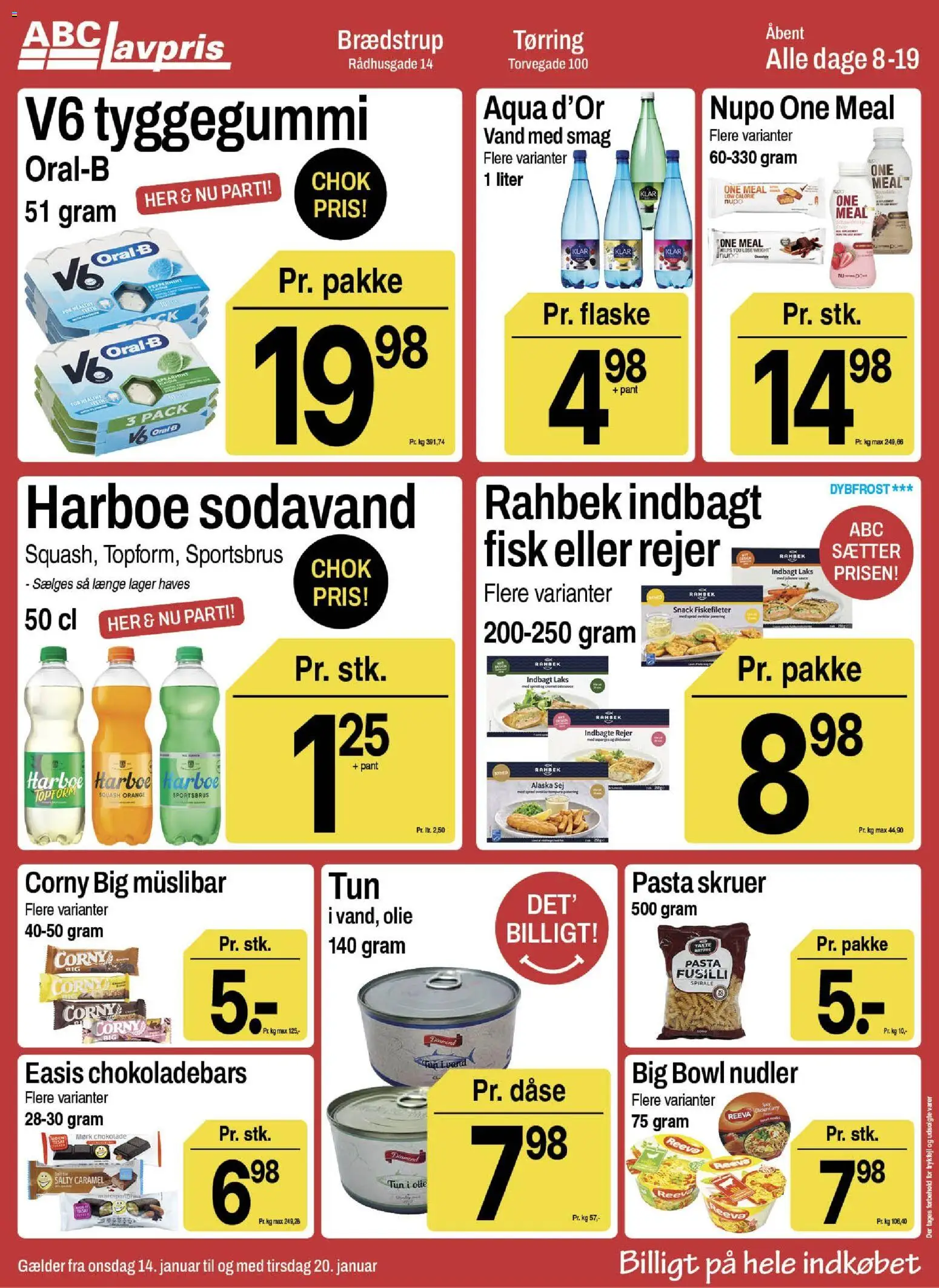 Eksempel på tilbudsavis Brædstrup fra butik Abc Lavpris gyldig fra 14/01/2026