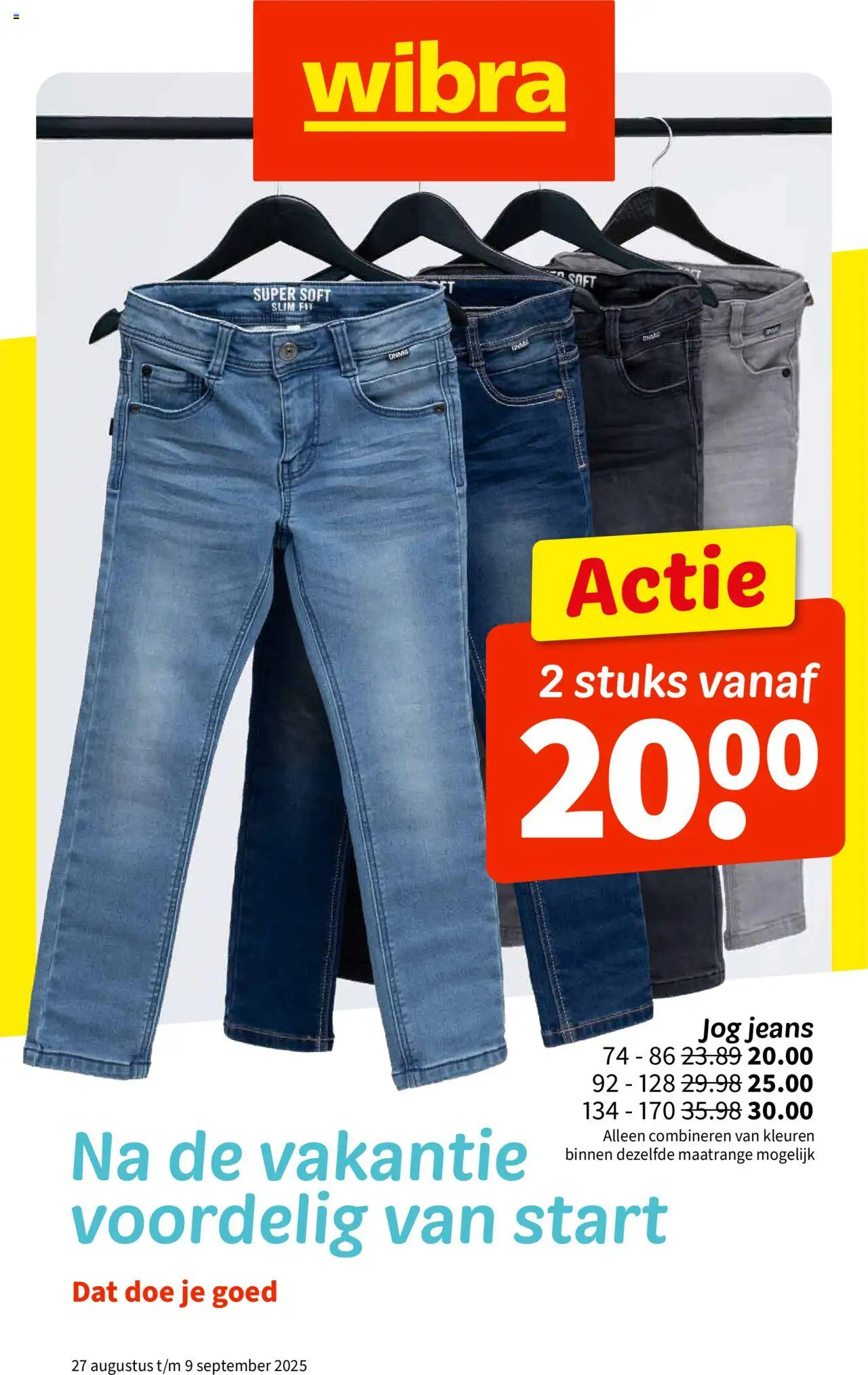 Wibra shop Folder geldig vanaf 27-08-2025 - Paginanummer 1