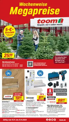 Vorschau von dem Prospekt des Geschäftes Toom Baumarkt, gültig ab dem 15.11.2025