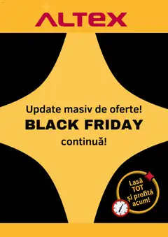 Previzualizarea de cataloage: Altex Black Friday valabil de la 13.11.2025