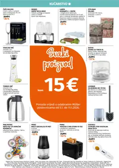 Pregled letka Ponuda odjela kućanstva trgovine Müller vrijedi od 05.01.2025