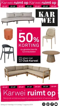 Voorbeeld van Folder van winkel KARWEI geldig vanaf 04-08-2025