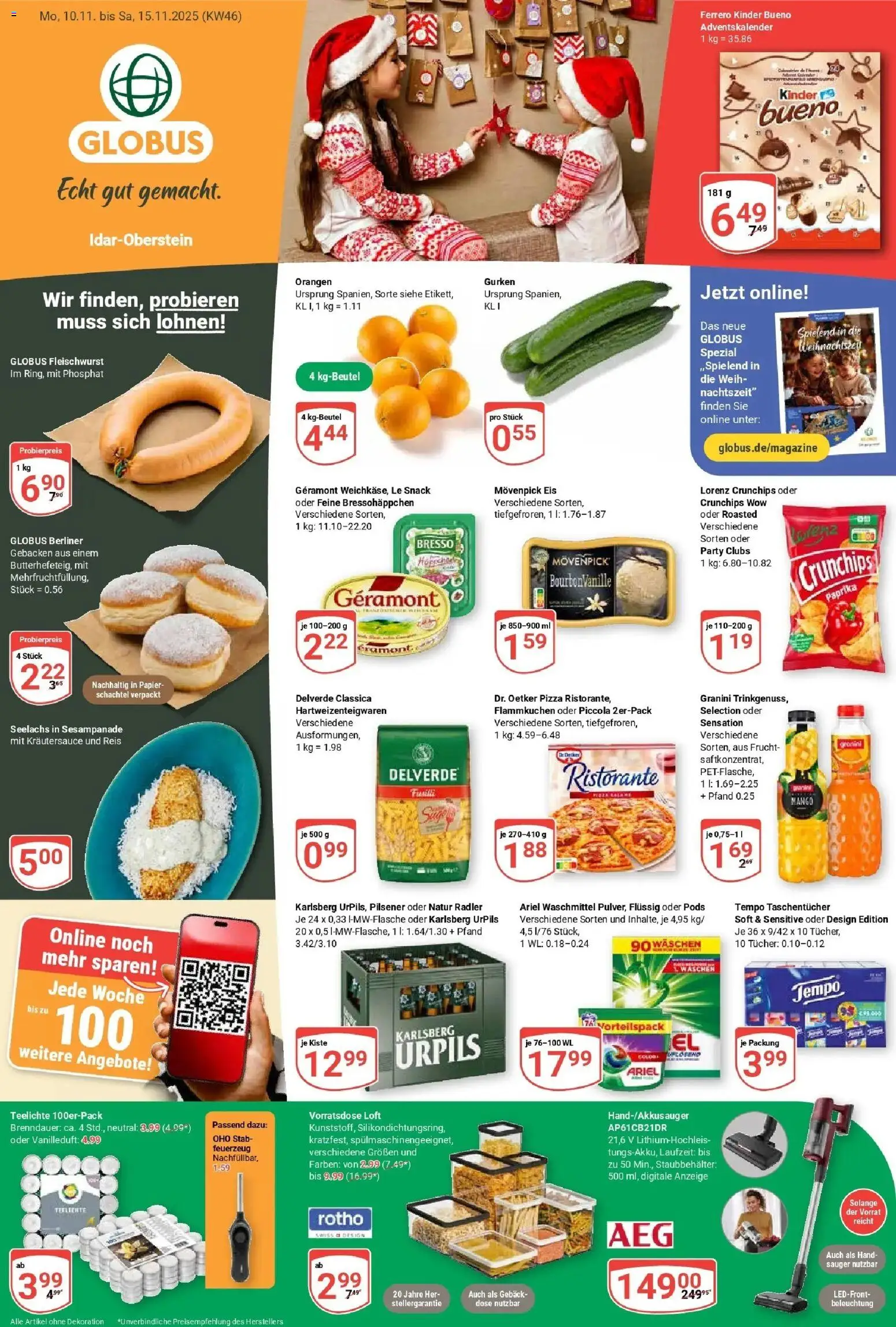 Vorschau von dem Prospekt des Geschäftes Globus, gültig ab dem 09.11.2025