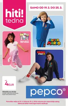 Predogled kataloga iz trgovine Pepco veljaven od 19.03.2026