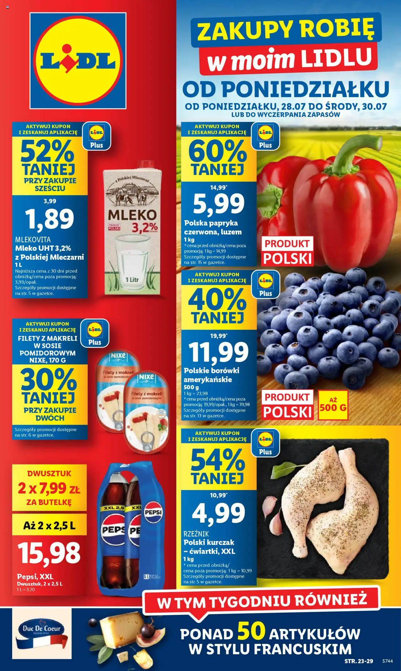 LIDL gazetka 28.07.2025 - 30.07.2025 - Najnowsza od czwartku - Numer strony 1