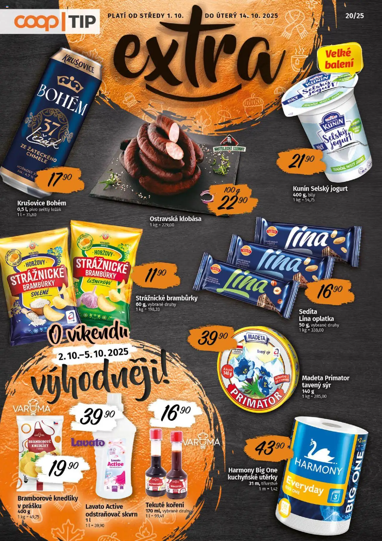  COOP Leták - Tip Extra (01.10.2025) - Jednota leták