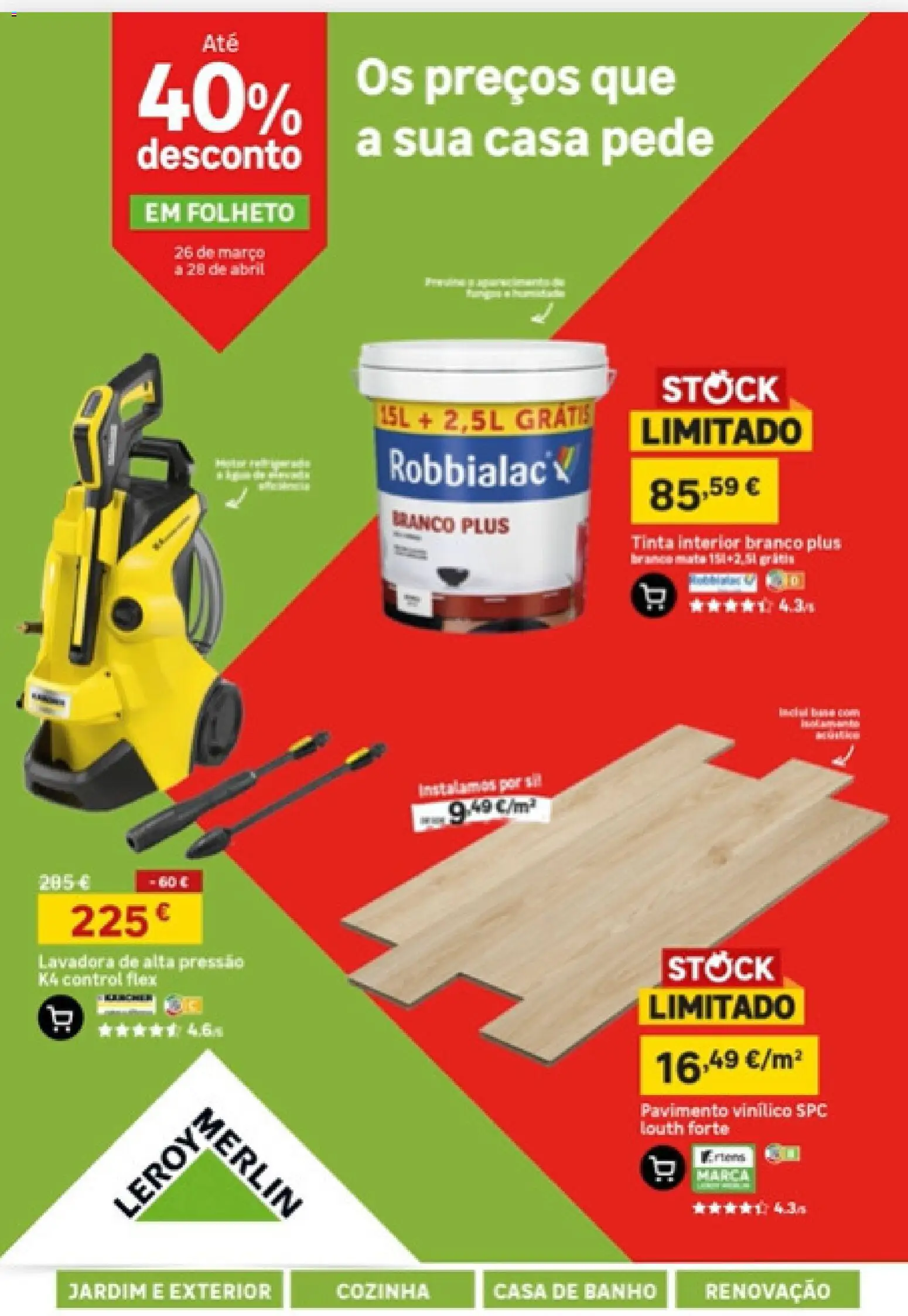 Pré-visualização do folheto da loja Leroy Merlin válida a partir de 26/03/2026