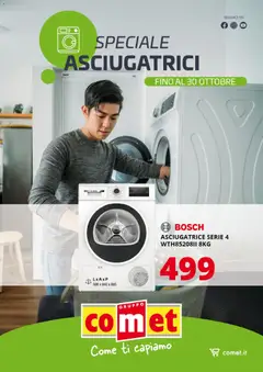 Anteprima dell'opuscolo Volantino Asciugatrici dal negozio Comet valido da 28/10/2025