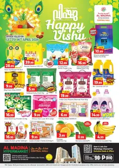Preview of the catalogue Al Madina catalogue - Happy Vishu Deals of store Al Madina valid from 13 Apr, 2026