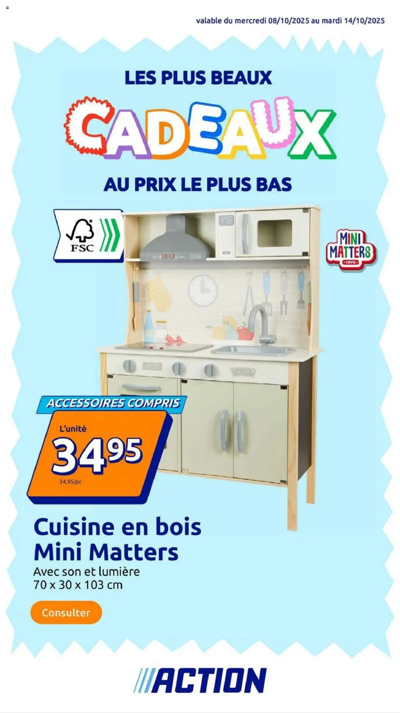 Prospectus de la boutique Action valable du 08/10/2025 - Page numéro 1