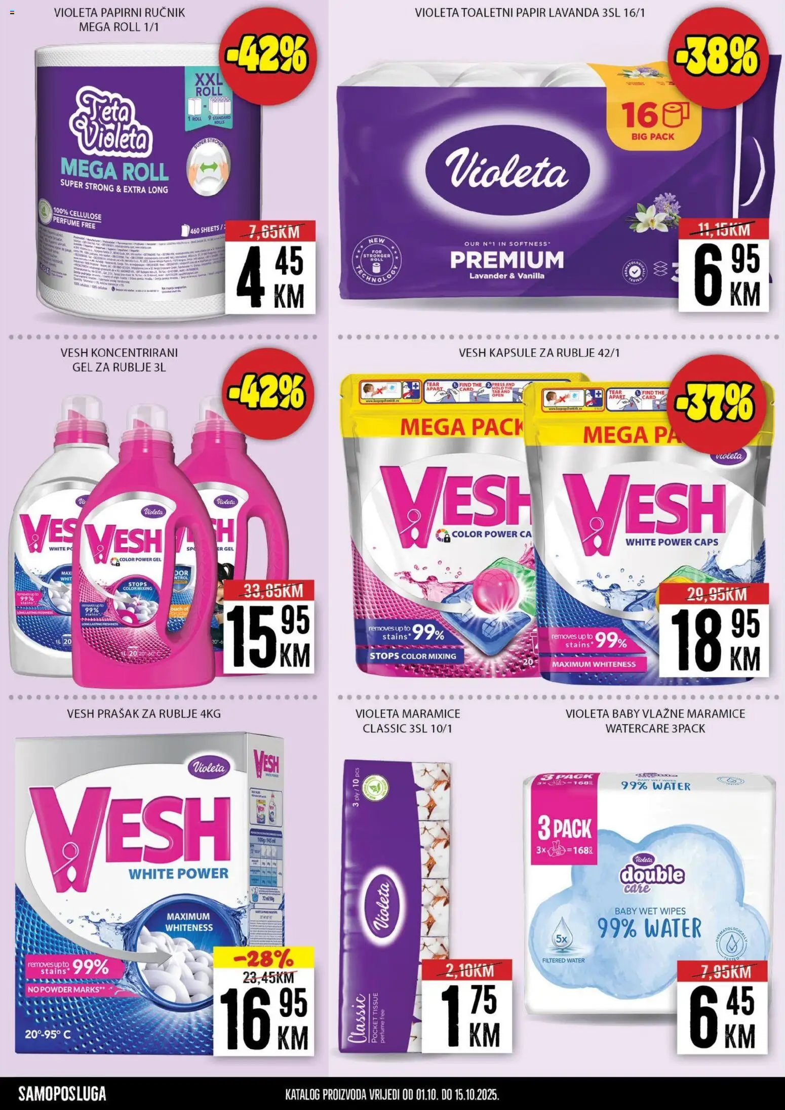 Pregled letka Katalog trgovine Prodex vrijedi od 2026.01.02