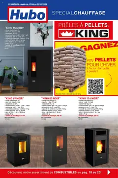 Voorbeeld van Special chauffage van winkel Hubo geldig vanaf 17/09/2025