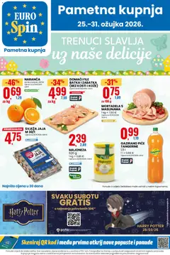 Pregled letka Eurospin Katalog trgovine Eurospin vrijedi od 25.03.2026