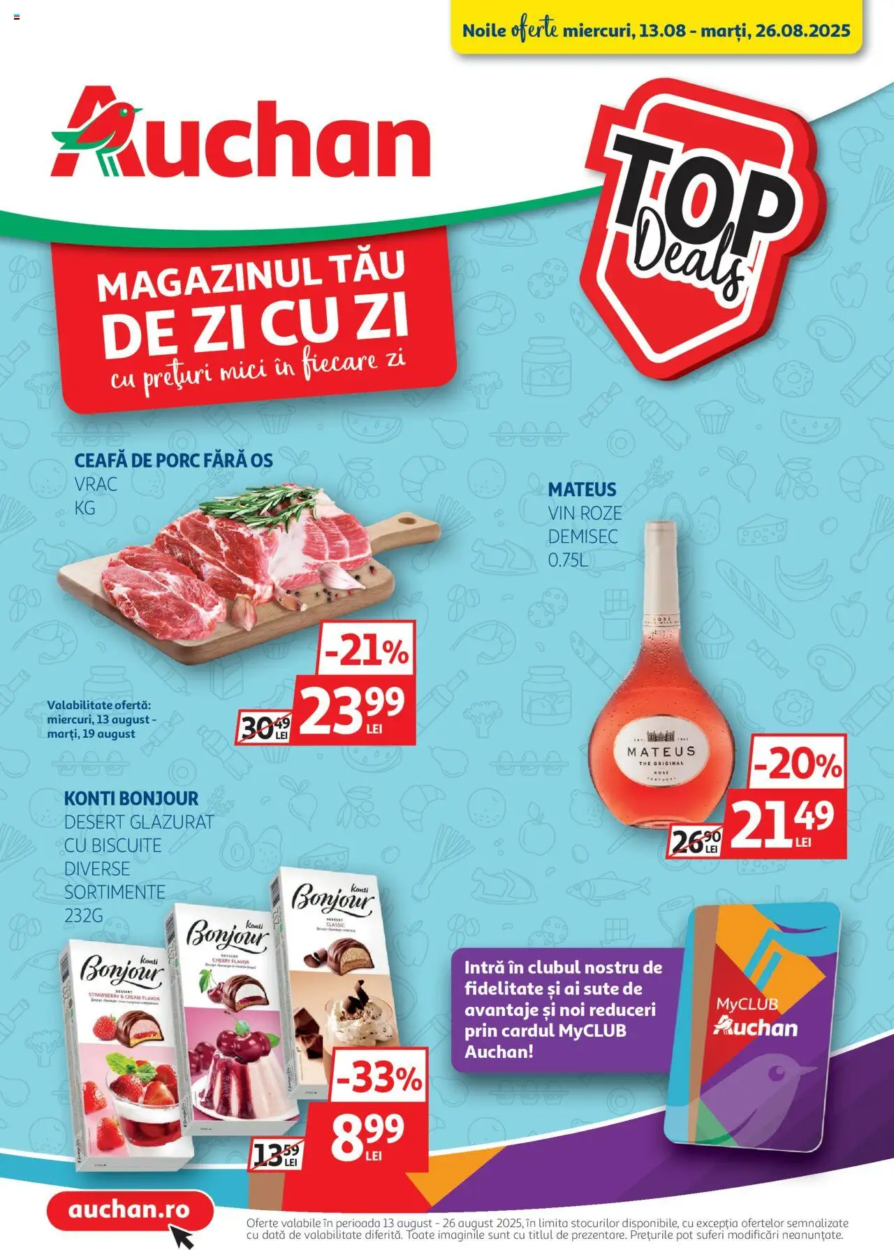 Auchan online catalog de la 13.08.2025 - Oferte și revista - Pagină 1