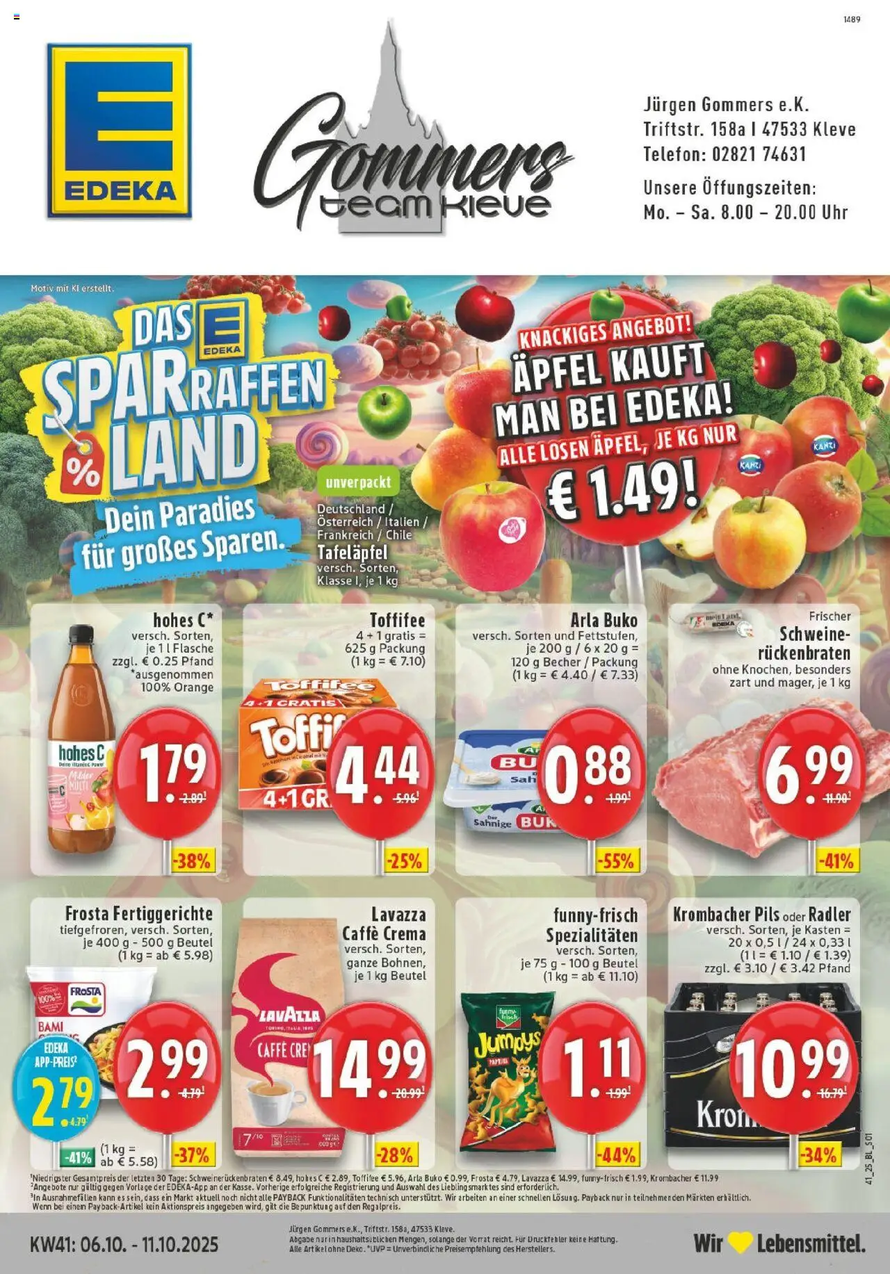 EDEKA Prospekt ab 06.10.2025 - Prospekt Kleve Online