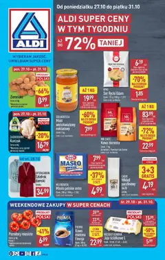 Pogląd gazetki "W tym tygodniu 27-31.10 w ALDI" ze sklepu Aldi ważnej od 26.10.2025