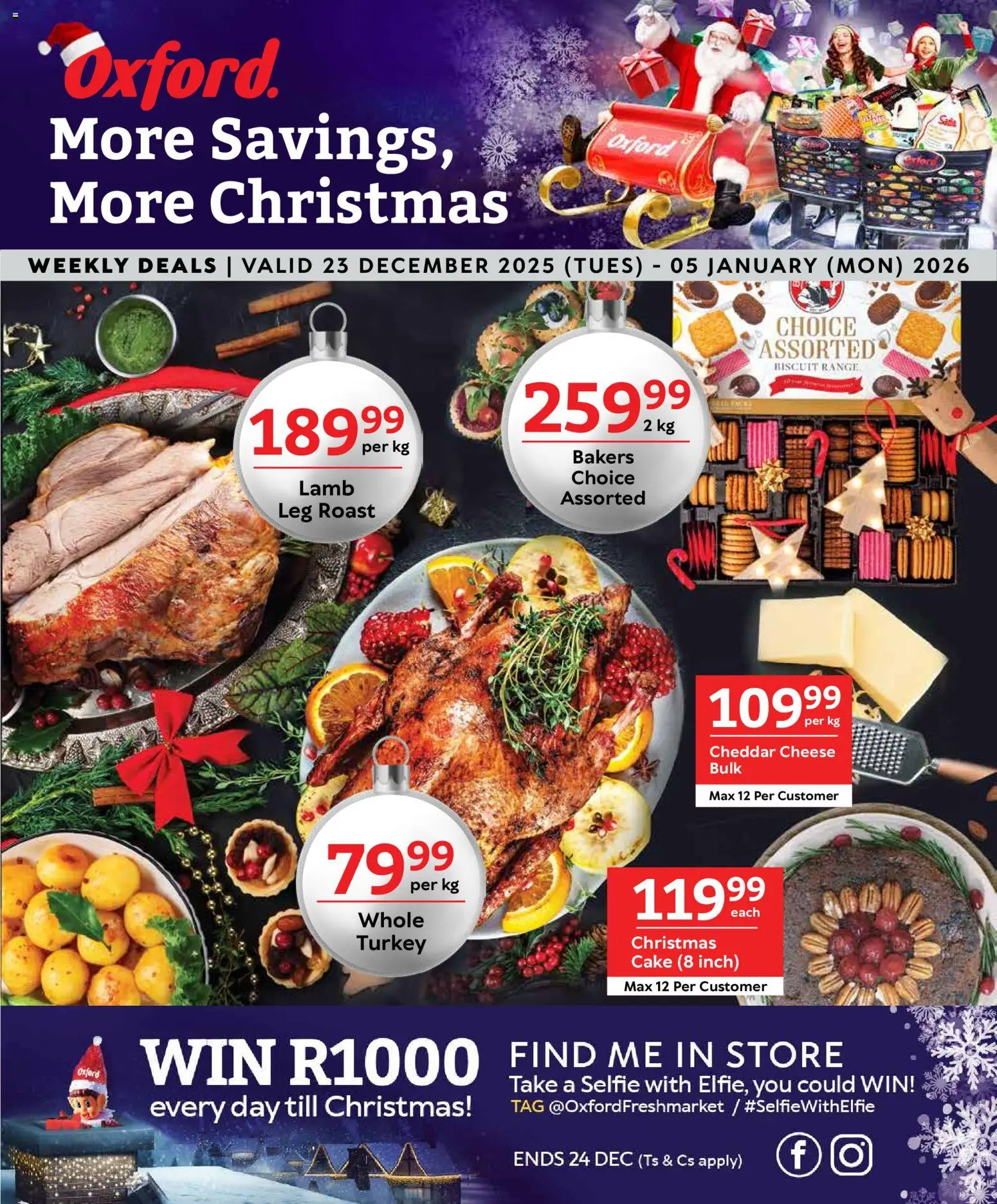 Preview of Oxford Freshmarket flyer valid from 23/12/2025