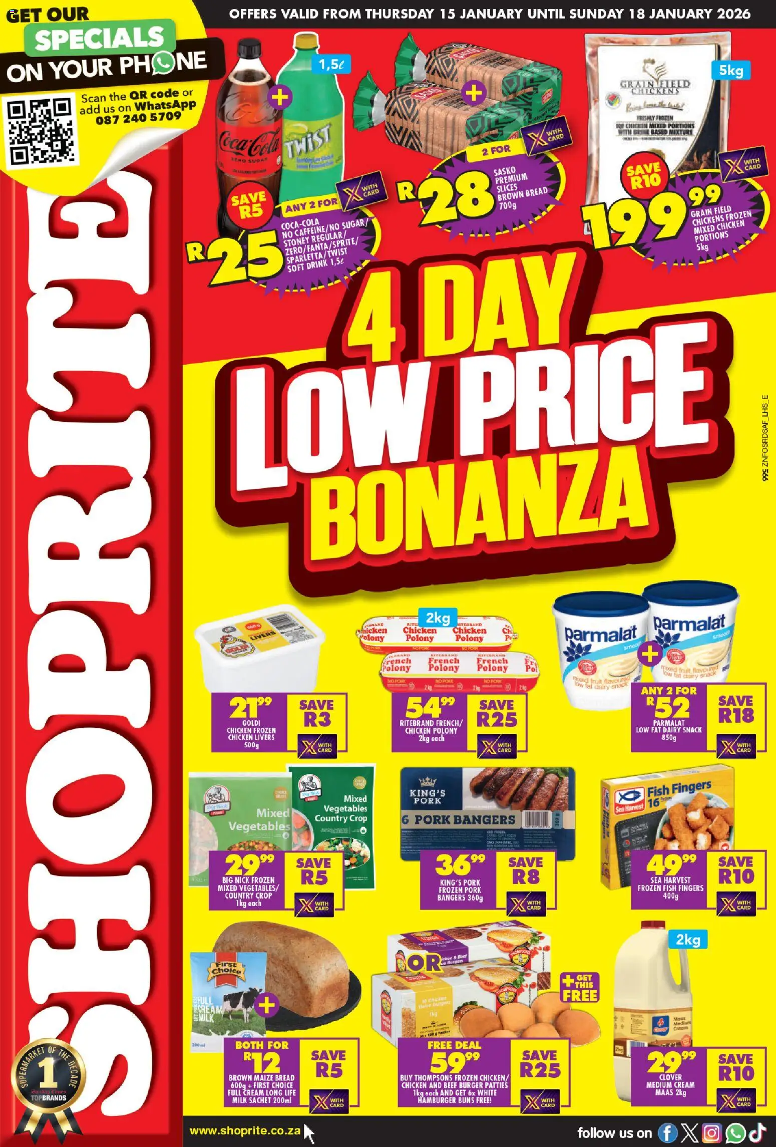 Preview of Shoprite flyer valid from 15/01/2026