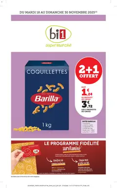 Prévisualisation de Le offre du moment du magasin bi1 formulaire valide 18/11/2025
