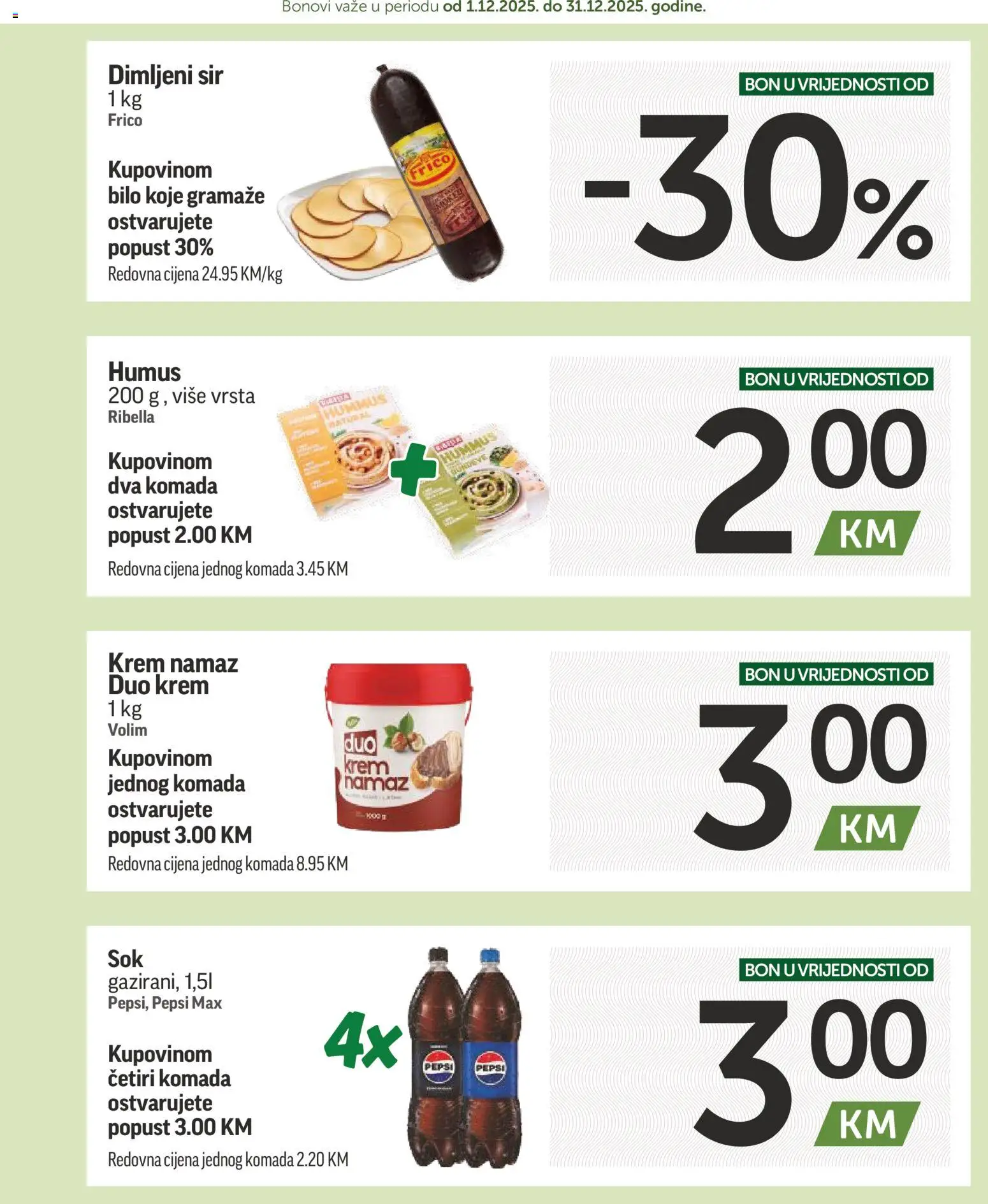 Pregled letka Super BONbonjera trgovine Crvena jabuka vrijedi od 2025.12.01