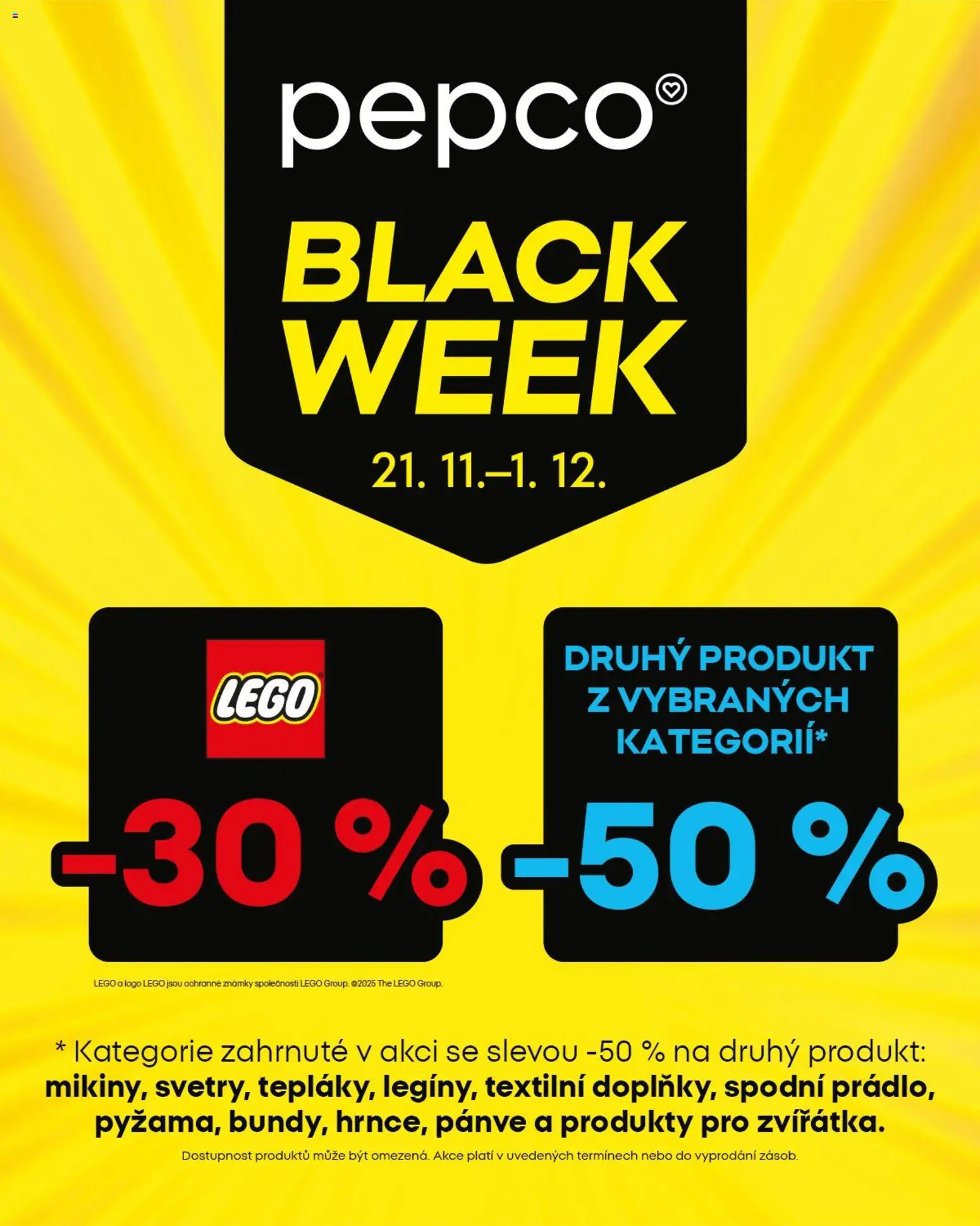 Náhled nabídky: Pepco Black Friday platný od 21.11.2025