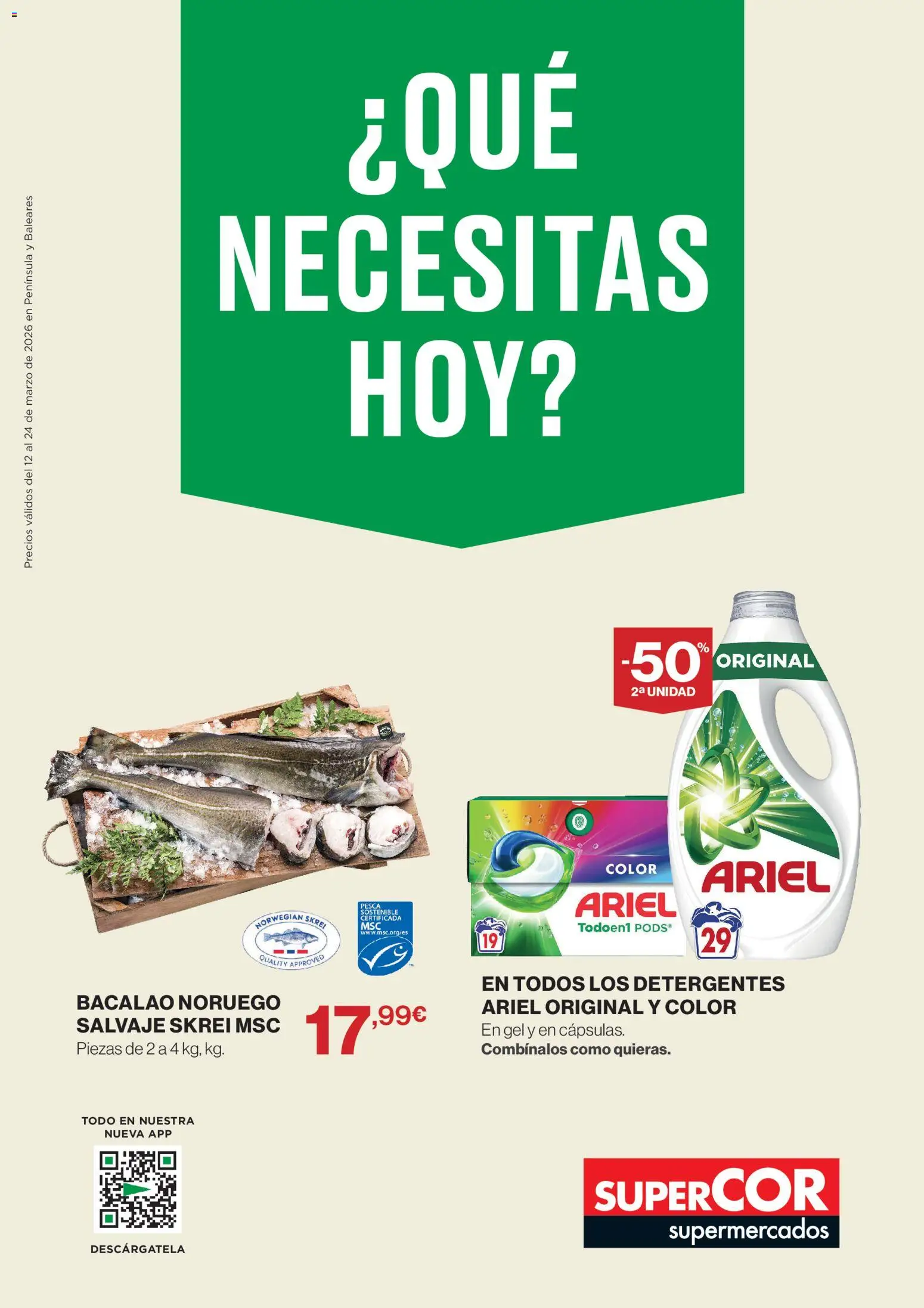 Vista previa del folleto de la tienda Supercor válido desde el 12/03/2026 