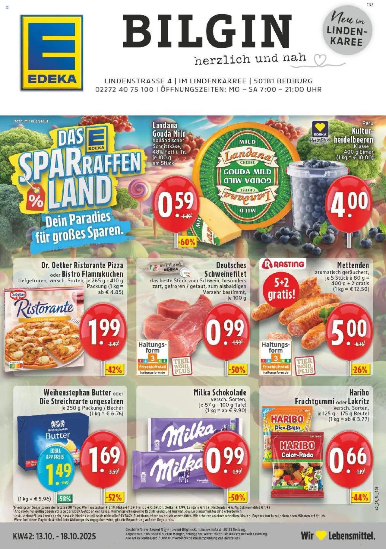 EDEKA Prospekt ab 13.10.2025 - Prospekt Bedburg Online