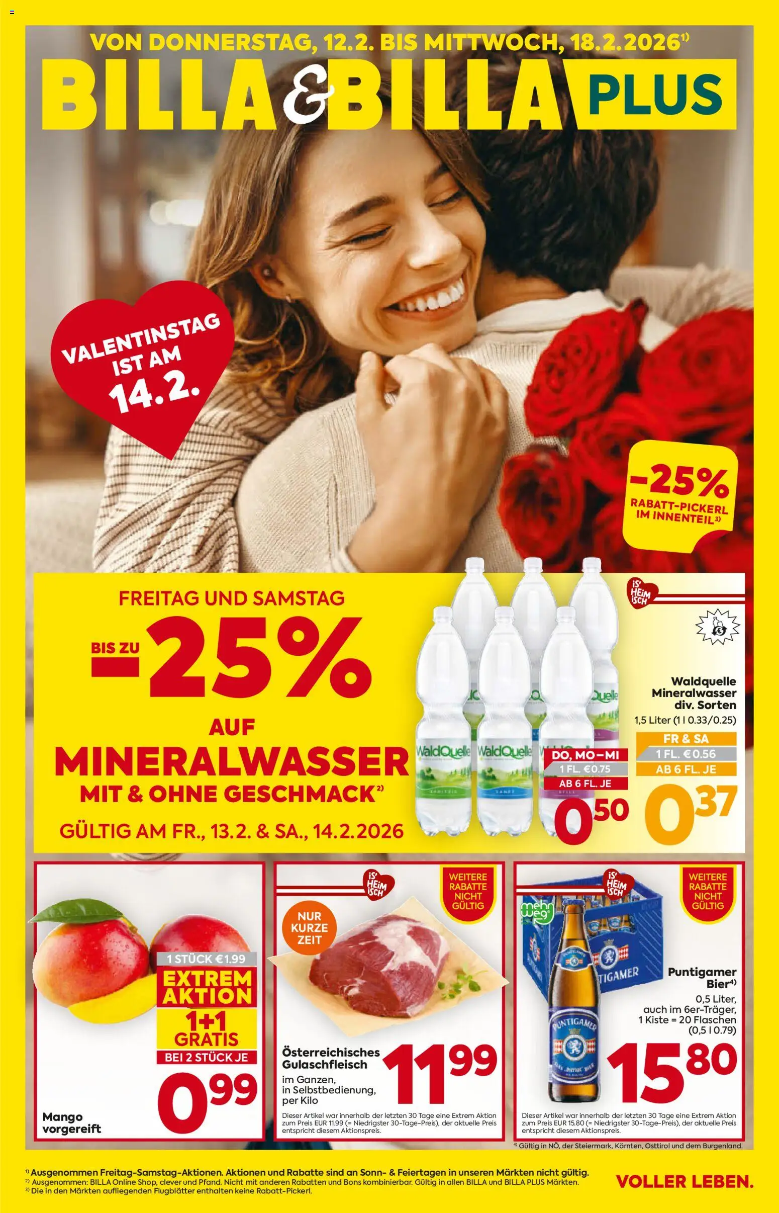 Vorschau der Angebote: Billa Steiermark gültig ab 12.02.2026