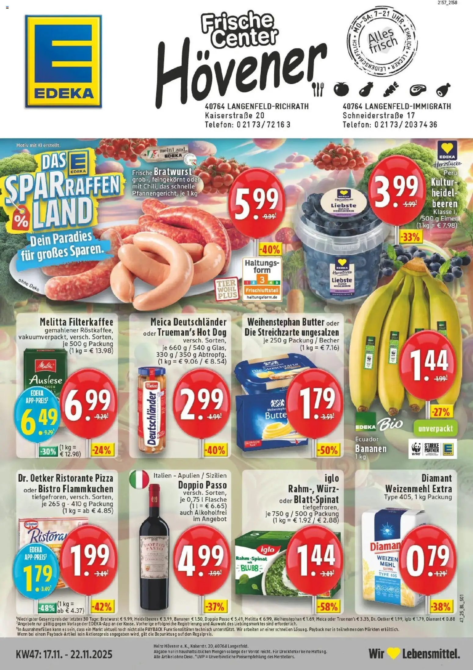 Vorschau von dem Prospekt des Geschäftes Edeka, gültig ab dem 16.11.2025
