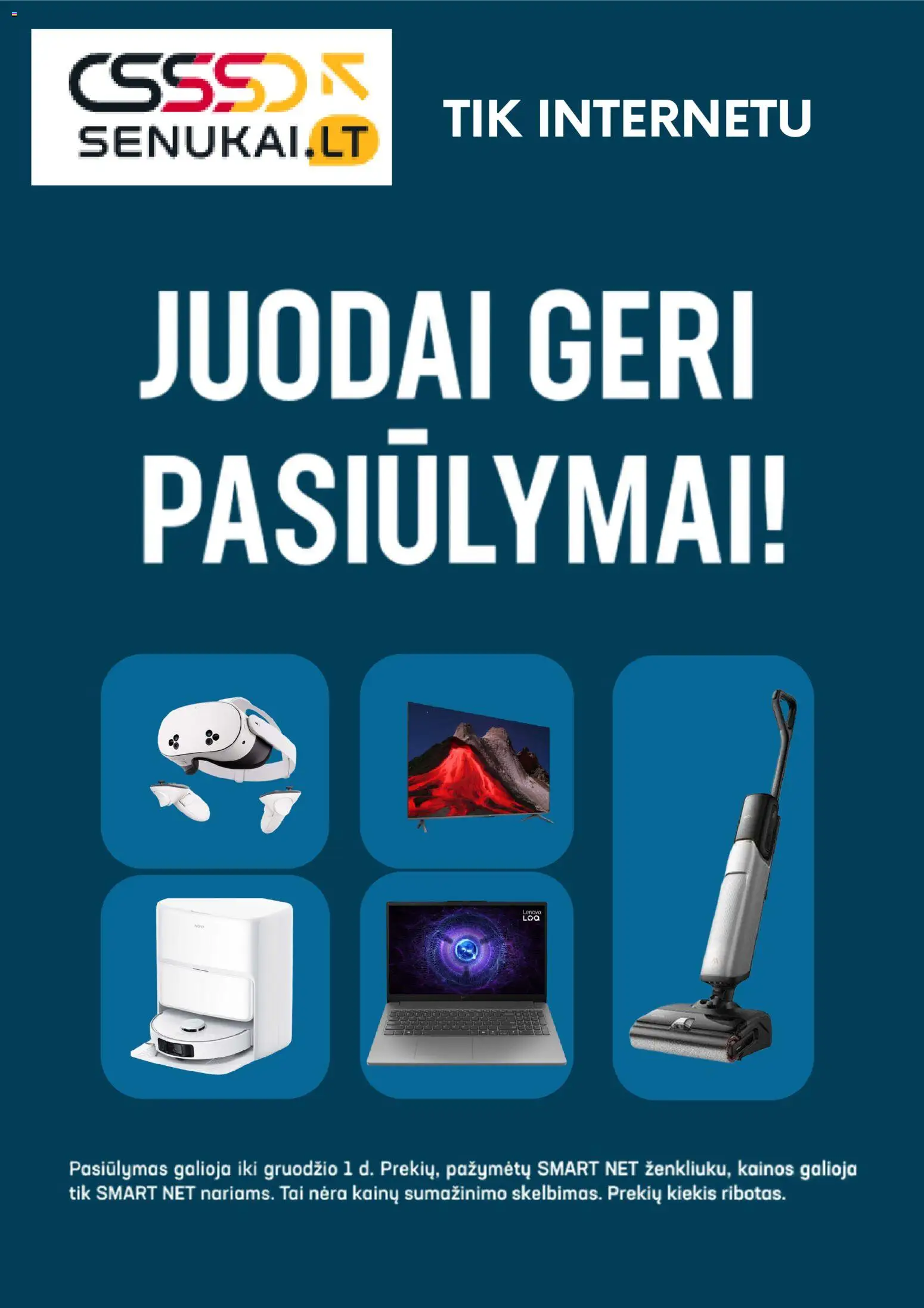 Senukai parduotuvės leidinio Black Friday galiojančio nuo 2025.11.21 peržiūra