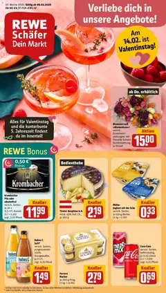 Vorschau von dem Prospekt des Geschäftes Rewe, gültig ab dem 09.02.2026