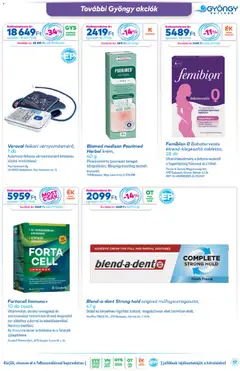 Gyöngy Patikák - Akciós újság Gyöngy Patikák megtekintése, amely érvényes 2025.12.01.-től | Oldal: 17