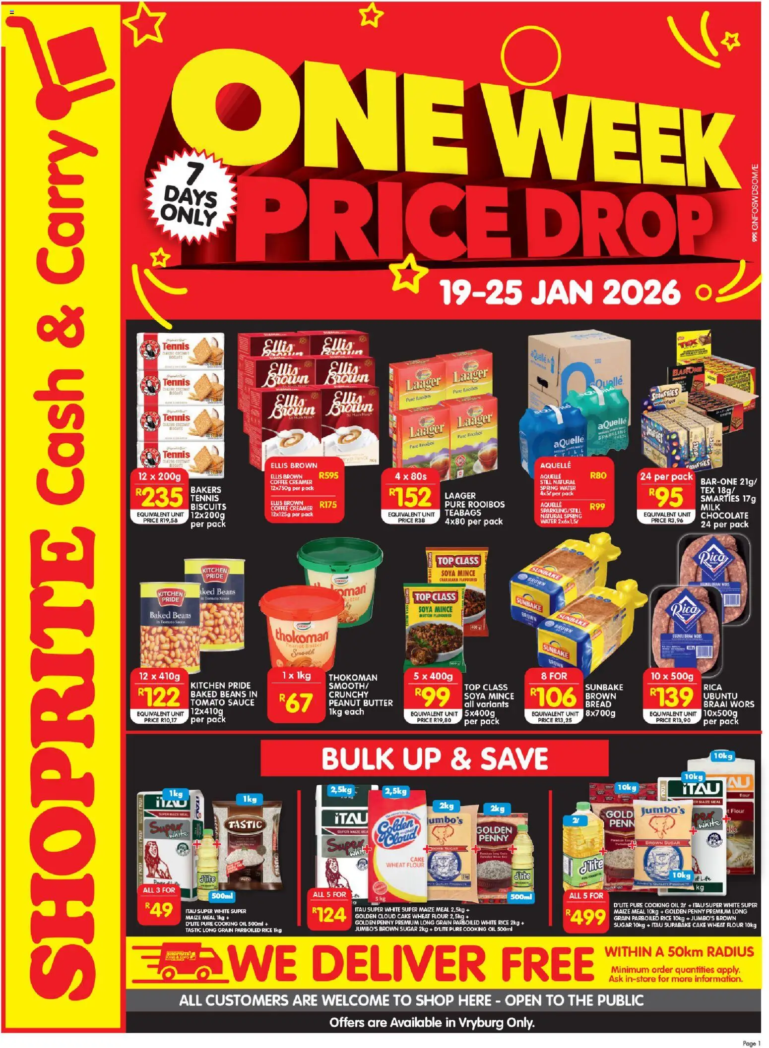 Preview of Shoprite flyer valid from 19/01/2026