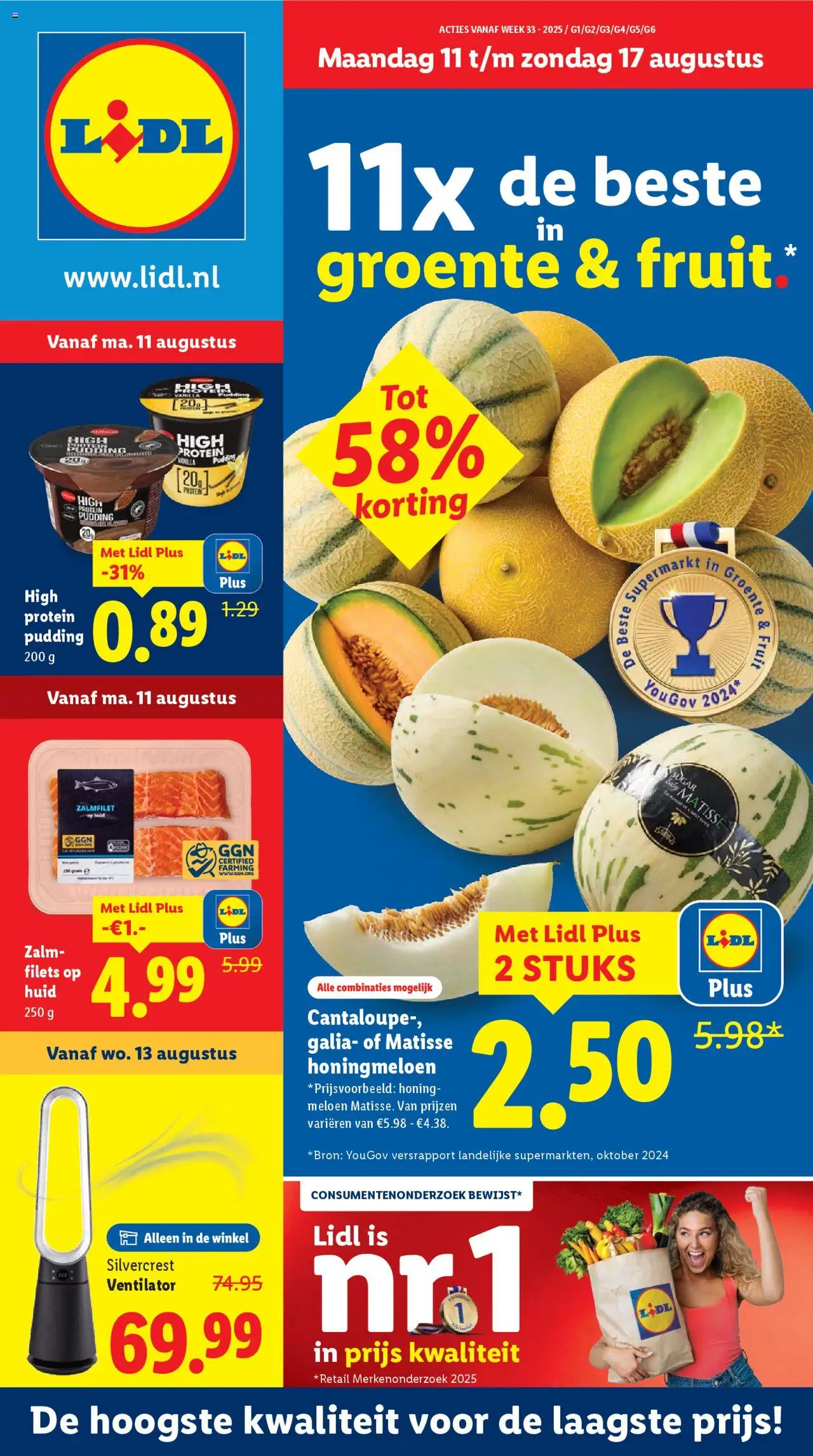 Lidl shop Folder week 33 geldig vanaf 11-08-2025 - Paginanummer 1