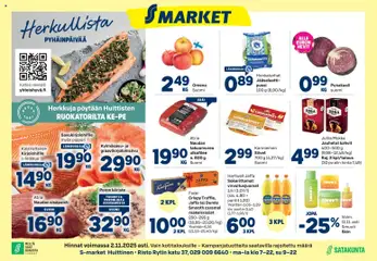 Kaupan S-market Huittinen esikatselu, voimassa 29/10/2025