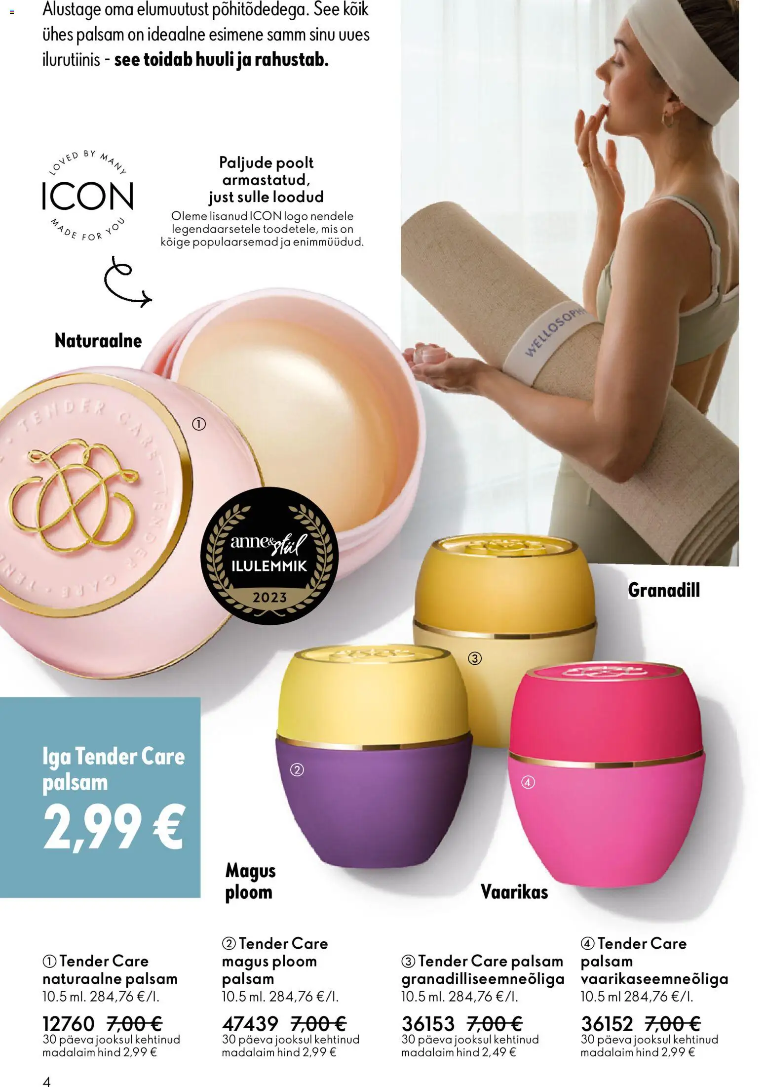 Oriflame kliendilehe eelvaade alates 2025.12.31