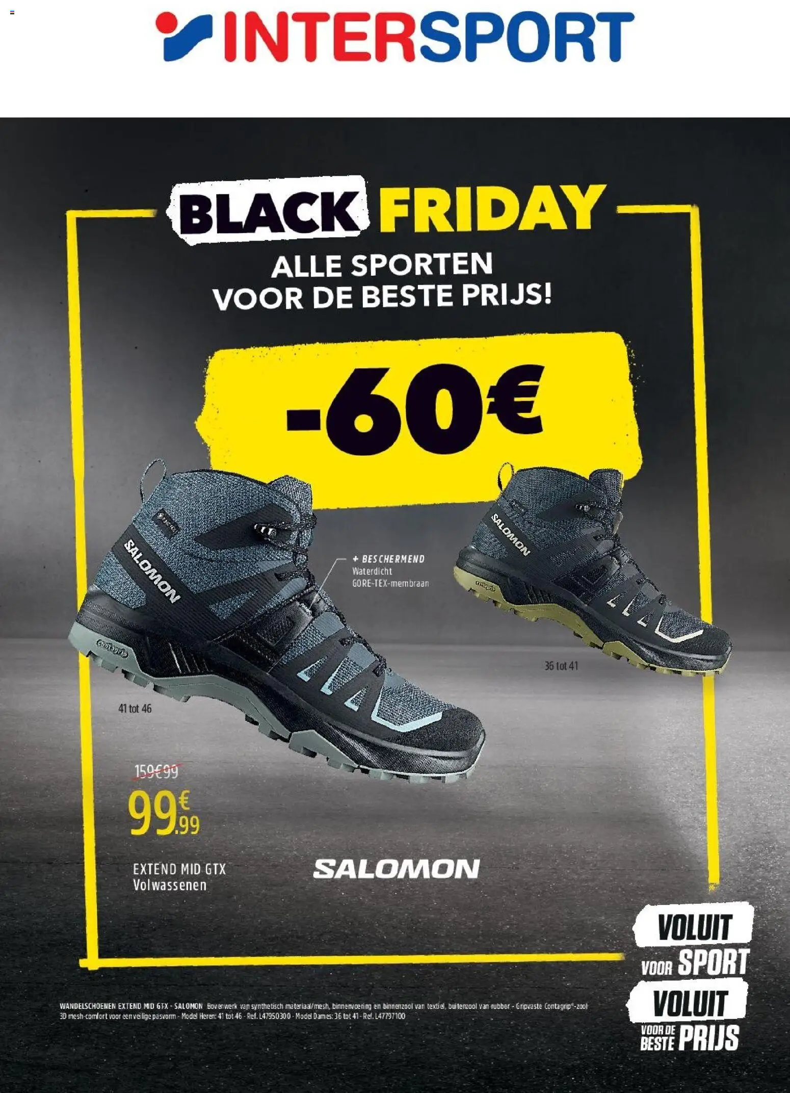 Voorbeeld van Black Friday van winkel Intersport geldig vanaf 17/11/2025