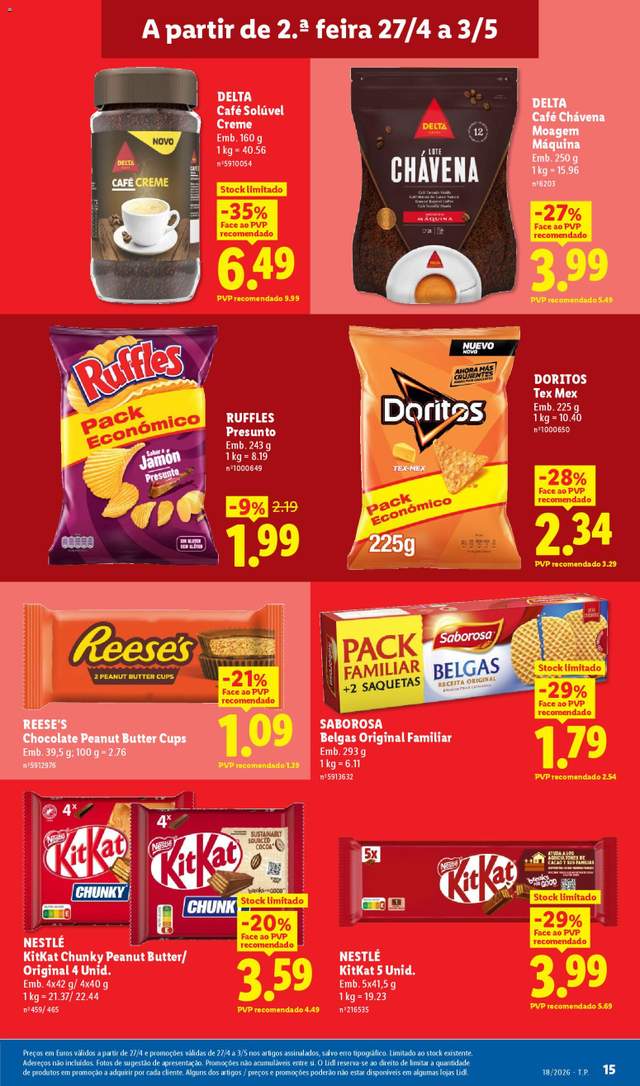 Novo folheto Lidl a partir de 27/04