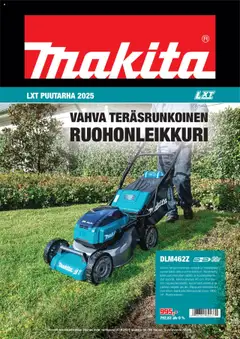 Kaupan Makita Tarjoukset - LXT Puutarha 2025 esikatselu, voimassa 08/05/2025