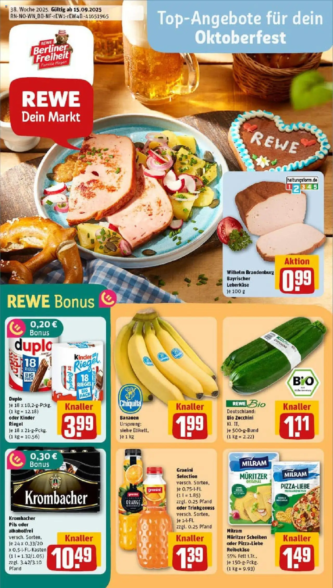 REWE Prospekt ab 14.09.2025 nächste Woche - Prospekt Bremen / Vahr	