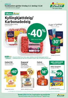 Forhåndsvis Joker kundeavis fra butikk Joker gyldig fra 03/03/2026