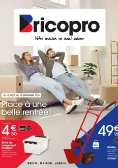 Prévisualisation de Catalogue du magasin Brico PRO formulaire valide 13/08/2025