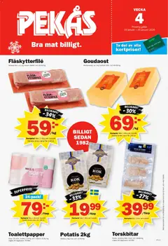 Förhandsgranska reklamblad Aktuella reklamblad Pekås från butik Pekås gäller från 19/01/2026