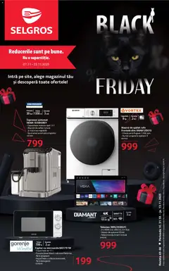 Previzualizarea de cataloage: Selgros Black Friday valabil de la 31.10.2025