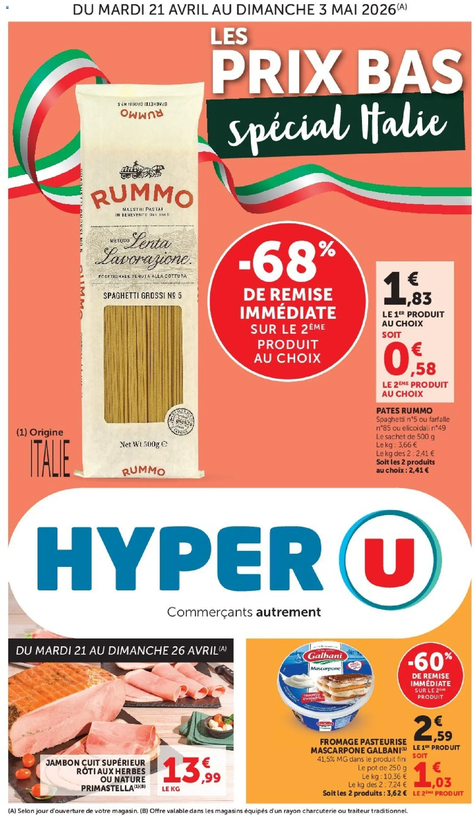 Prévisualisation de Hyper U - Les prix bas de la semaine du magasin Hyper U formulaire valide 21/04/2026