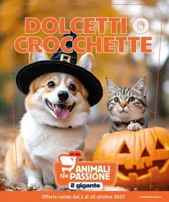 Anteprima dell'opuscolo Volantino Animali dal negozio Il Gigante valido da 02/10/2025