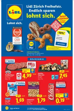 Vorschau des Merkblatts Aktionen Neueröffnung Zürich vom Shop Lidl gültig von 26.02.2026 bis 04.03.2026