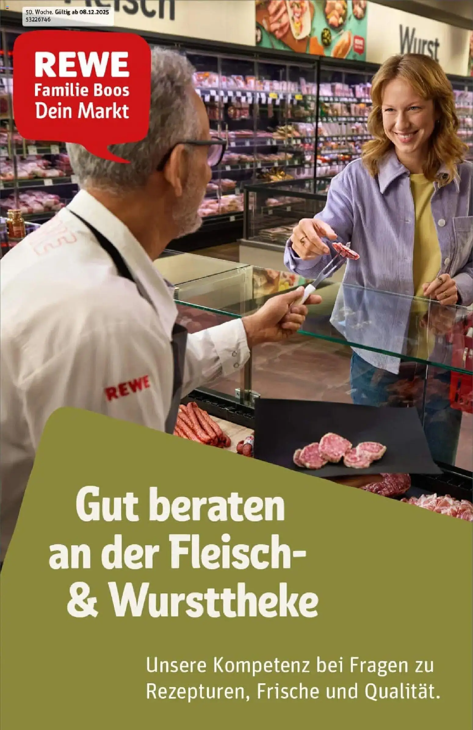 Vorschau von dem Prospekt des Geschäftes Rewe, gültig ab dem 07.12.2025